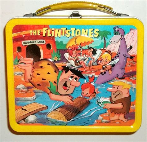 vintage flintstones lunch box